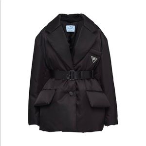 Prada Re-Nylon Gabardine Puffer Jacket